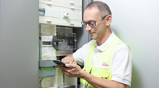 Ablesung Energie- und Wasserzähler
