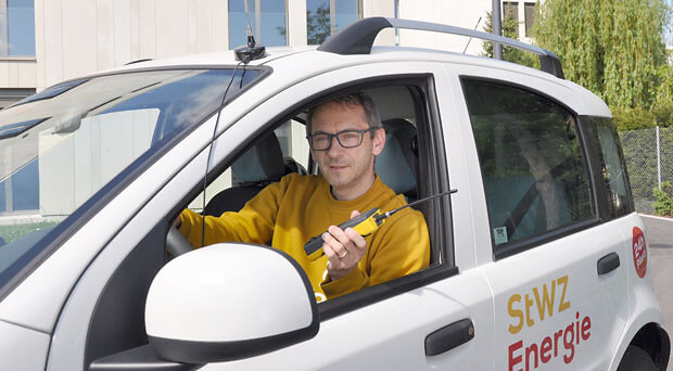 Pilotprojekt: Funkablesung im Vorbeifahren.