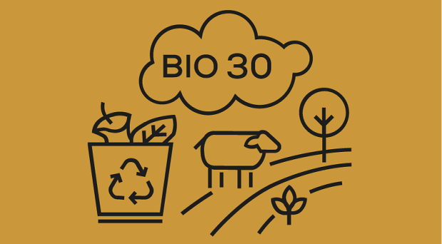 Keyvisuals Bio30 ocker